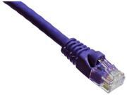 Axiom AXG94263 Patch Cable Rj 45 M To Rj 45 M 1 Ft Utp Cat 6 Molded Snagless Stranded Purple