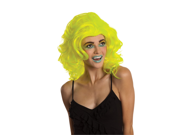 Sexy Adult Womens 80s Yellow New Wave Costume Neon Wig