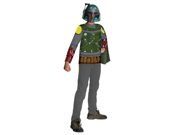 Childs Boba Fett Star Wars T Shirt With Cape Mask Costume Boys Large 12 14