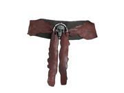 Adults Pirate Costume Accessory Suede Belt with Buckle