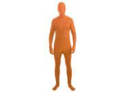 Neon Orange Adult Disappearing Man Professional Full Body Jumpsuit Large 42 44