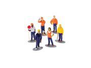 12 Assorted 3 Construction Worker Figures Halloween Trick or Treat Toys