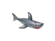 40 Silver Inflatable Ocean Beach Hawaiian Luau Shark Toy Decoration