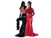 Womens Club Burlesque Elegant Formal Red Fantail Skirt Large 14 16