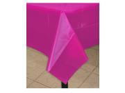 Hot Pink Birthday Halloween Party Decoration Plastic Table Cloth Cover