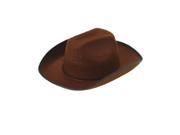 Brown Country Cowboy Cowgirl Cow Boy Felt Costume Hat