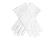 New Adult White Cotton Maid Butler Magic Costume Gloves
