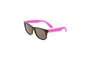 Retro Pink Neon Black Sunglasses Wayfarer 80 s