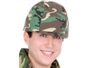 Deluxe Adult Costume Accessory Camouflage Army Soldier Helmet