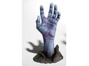 Deluxe Grey Blue Zombie Costume Hand Rising from Ground