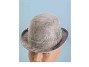 New Ghostly Zombie Costume Accessory Gray Derby Hat