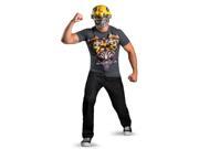 Transformers Adult Bumblebee Costume Accessory Sets with Mask and Chest Piece