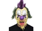 New Adult s Killer Psycho Scary Evil Clown Vinyl Costume Mask