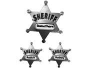 Costume Sheriff Police Badge Child Adult Custom Name