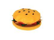 New Plush Hamburger Cheeseburger Hat Costume Party Cap