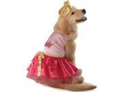Cute Pink Princess Pup Dog Pet Costumes Size Large 22