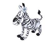 24 White Black Inflatable Zoo Animal Zebra Decoration