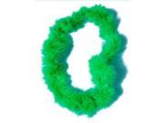 36 Hawaiian Green Fluffy Boa Lei Necklace St Patricks Day Costume Accessory