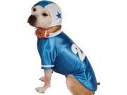 Blue Dallas Cowboys Football Player Jersey Uniform Dog Pet Costumes Small 11