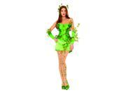 Women s Deluxe Sexy Poison Ivy Corset With Skirt Costume Medium Size 8 10