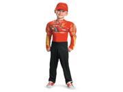 Childs Cars Lightning McQueen Muscle Costume Small 4 6
