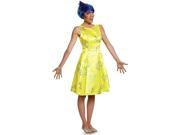 Adults Women s Disney Inside Out Joy Emotion Dress Costume Large 12 14