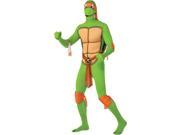 Men s Teenage Mutant Ninja Turtles Michaelangelo 2nd Skin Costume XL 44 46