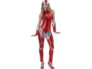 Women s Marvel Iron Man Rescue Liquid Metal Jumpsuit Costume Large 10 14