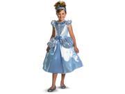 Child Deluxe Disney Cinderella Princess Shimmer Costume Small 4 6x