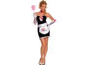 Adult s Small 6 9 Sexy Playboy Bunny Maid Costume
