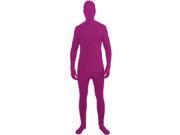 Childs Purple Full Body Jumpsuit I m Invisible Disappearing Costume Medium 8 10