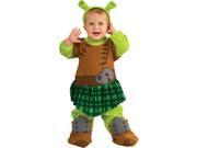Shrek 4 Fiona Warrior Romper Costume Baby 0 6 Months
