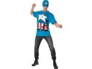 Men s Marvel Vintage Comic Captain America Costume T shirt Mask Medium 38 40