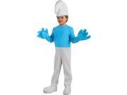 Child s The Smurfs Movie Deluxe Smurf Costume Boys Medium 8 10