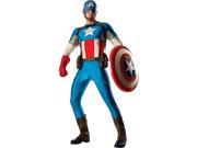 Men s Deluxe Avengers Captain America Civil War Grand Heritage Costume XL 44 46