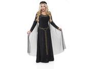 Women s Large 11 13 Medieval Renaissance Camelot Fancy Queen Adults Costume