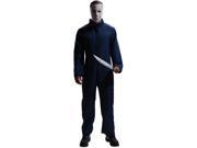 Adults Men s Michael Myers Horror Movie Halloween Jumpsuit Costume XL 44 46