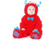 Child Red Little Cute Monster Madness Dragon Costume Toddler 2 4