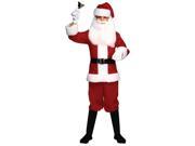 Kids Boys Medium 8 10 Red White Christmas Santa Clause Costume