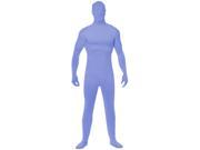 Adults Mens Womens Blue Team Spirit Bodysuit Costume XL 46 48