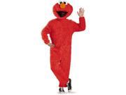 Adults Men s Prestige Elmo Sesame Street Mascot Jumpsuit Costume Plus Size 50 52