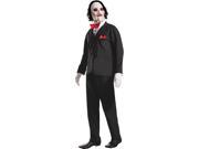 Adults Men s Saw Billy The Puppet Jigsaw Criminal Villain Costume XL 44 46