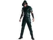 Adult Men s Green Arrow DC Comics Oliver Queen The Hood Costume Medium 40 42