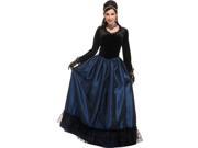 Adult Women s Dark Victorian Era Funeral Lady Princess Dress Costume XS 3 5
