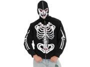 Men s Adult XL 46 48 6 Pack of Skulls Costume Hoodie Sweatshirt