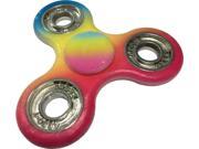 Fidget Spinner High Speed Rainbow Print Spinning Relief Toy