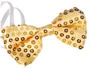 UPC 097138121059 product image for Gold Sequin Bowtie Bow Tie for Clown or Christmas Costume | upcitemdb.com