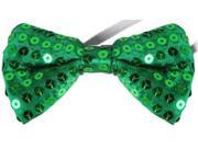 UPC 097138121066 product image for Green Sequin Bowtie Bow Tie for Clown or Leprechaun Costume | upcitemdb.com