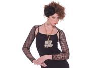 UPC 721773647192 product image for Women's Hip Hop Retro 80s Black Fishnet Mesh Costume Shrug | upcitemdb.com