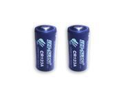 Eco Sensa ECO123 3V 1500mAh Photo Lithium Battery High Performance CR123A 10 years of shelf life 2pcs pack